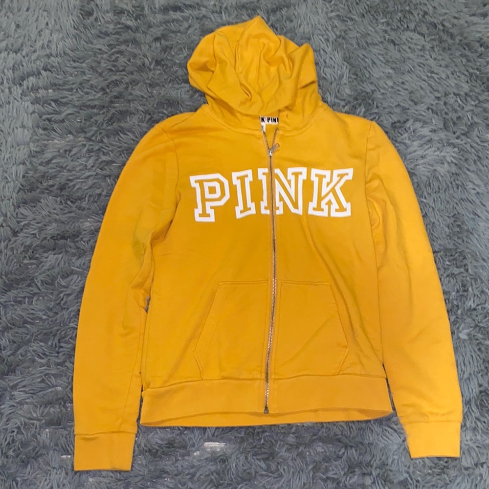 Yellow PINK sweatshirt size small